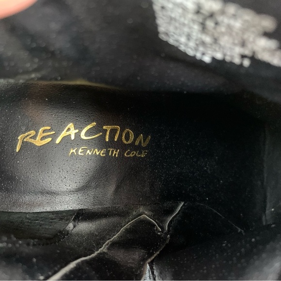 Kenneth Cole Reaction Leather Storm Wedge Ankle Boot- Sz 7 - Picture 13 of 13